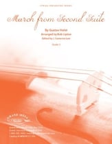 March from Second Suite Orchestra sheet music cover